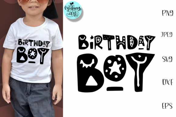 Birthday Boy SVGs for Clickable Editorial Graphics