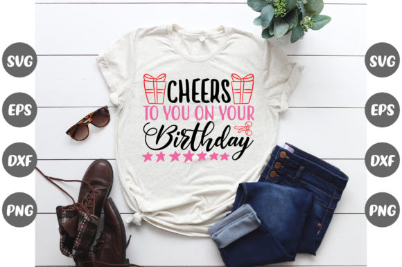Birthday Design Asset for T-Shirt Graphics and More