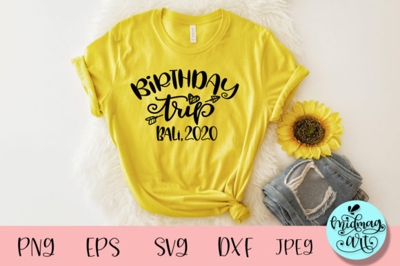 Birthday Trip Bali 2020: A Graphic Review for T-Shirt Designers