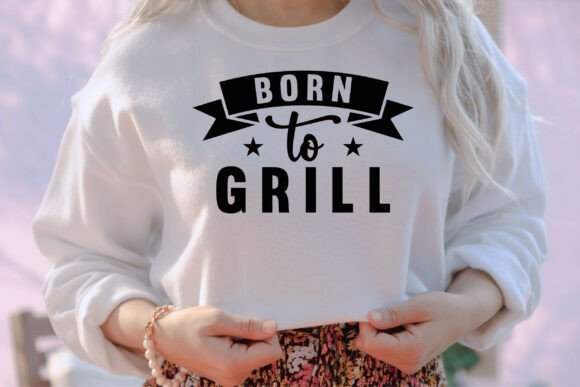 Born to Grill: A Versatile Graphics Set for T-Shirt Designs