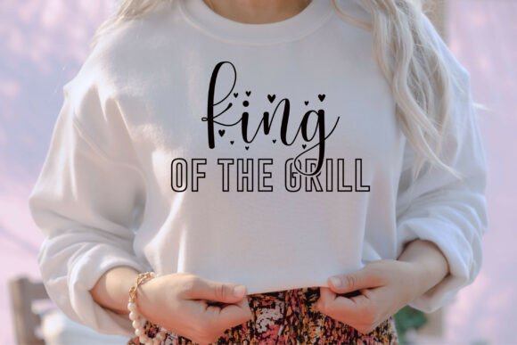King of the Grill: A Versatile T-Shirt and Graphics Asset