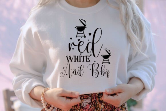 Red White and Bbq: Perfect for T-Shirt Designs and Graphics