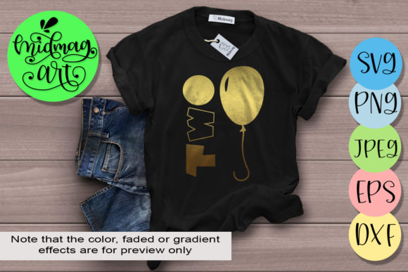 Two: A Bold Graphic for Dynamic T-Shirt Designs and Campaigns